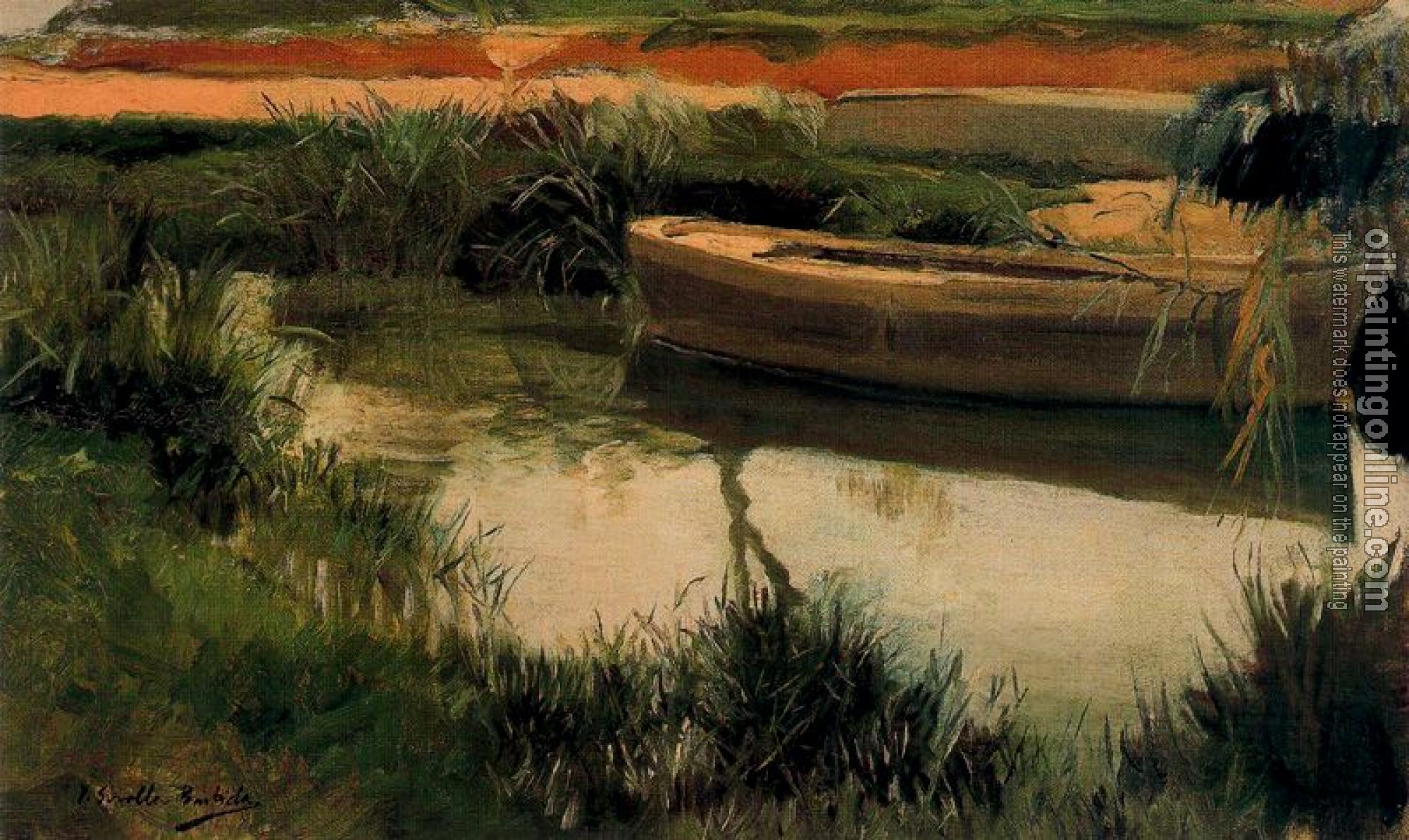 Joaquin Sorolla y Bastida - Boat in Albufera